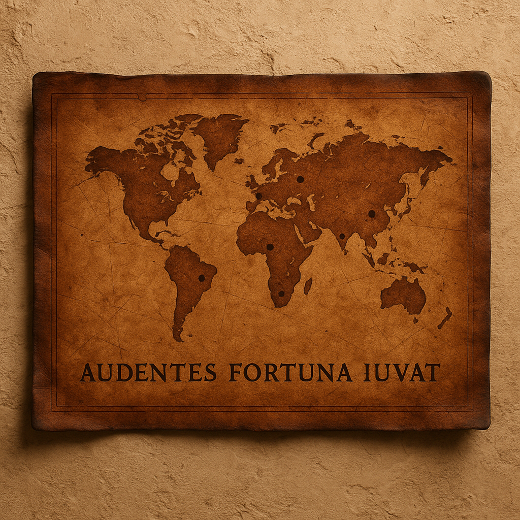 The Atlas Code™ — Leather-Bound Treasure Map from the Oldest Moroccan Tannery