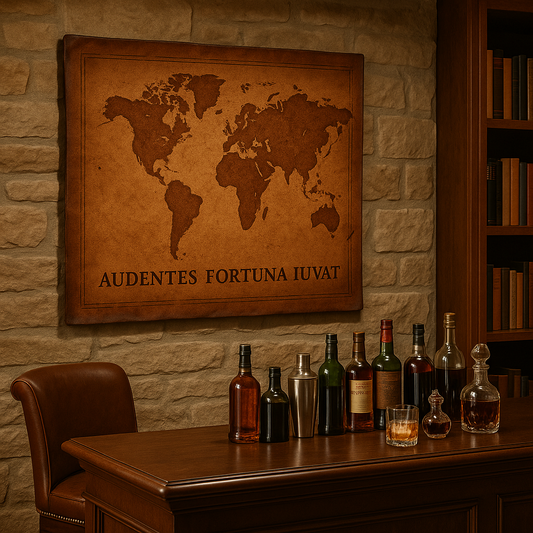 The Atlas Code™ — Leather-Bound Treasure Map from the Oldest Moroccan Tannery